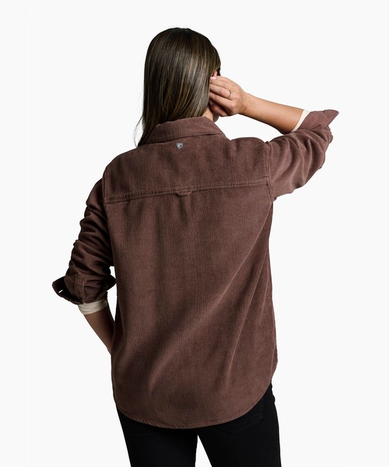 KUHL Tallula Cord Shirt Coffee Back
