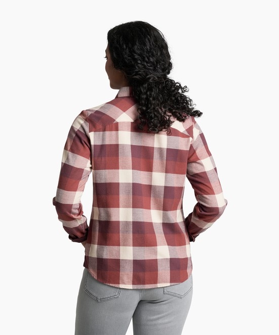 KUHL Darcy Flannel Cherrywood Back