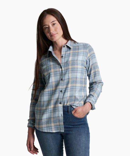 KUHL Whisper Flannel Winter Sky Front